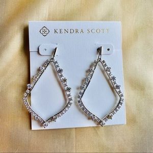 Kendra Scott Silver Sophee crystal earrings